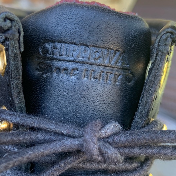 Chippewa Women's Leather Logger Doc Marten Lace Up Boots - Picture 13 of 13